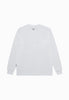 Moskav Signature White Double Pocket Long Sleeve Tee