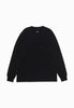 Moskav Signature Black Double Pocket Long Sleeve Tee