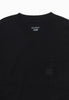 Moskav Signature Black Double Pocket Long Sleeve Tee