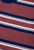 Moskav Cascade Maroon Stripe Tee