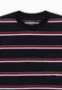 Moskav Hebburn Black Stripe Tee