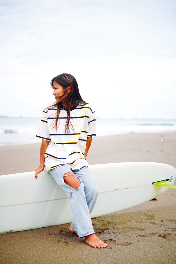 Moskav Reston Misty Stripe Tee