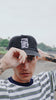Moskav Quite Fishy Black Wash 6 Panels Hat