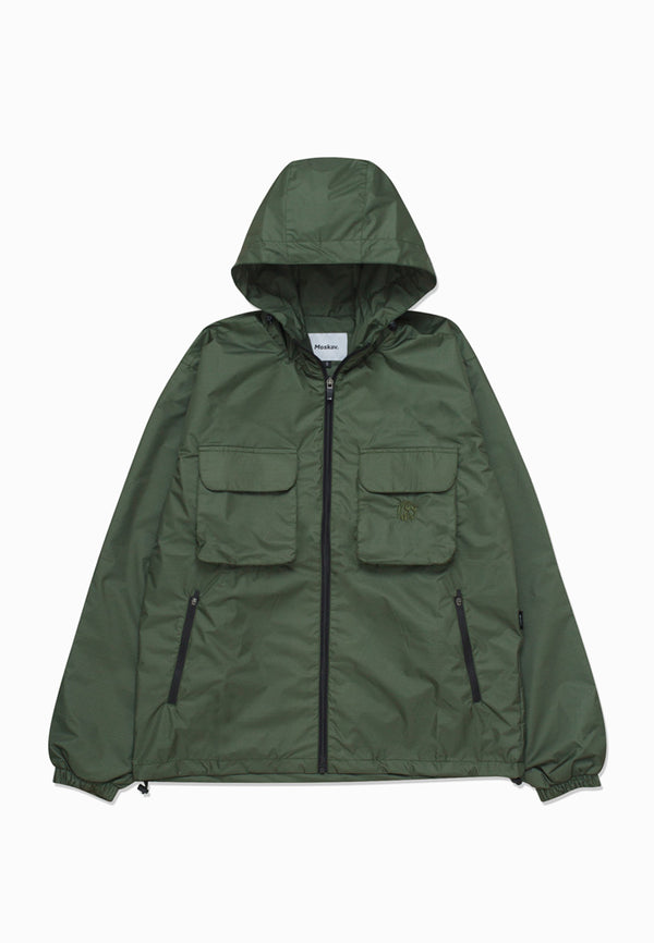 Moskav Wales Olive Light Wind Breaker Jacket