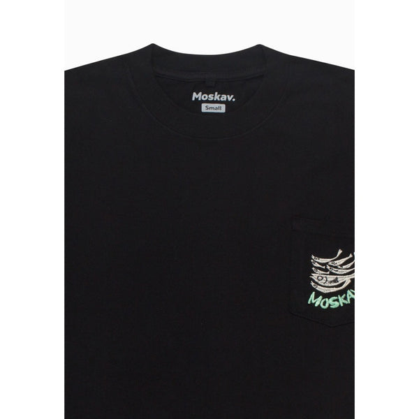 Moskav Anchovy Black Pocket Tee