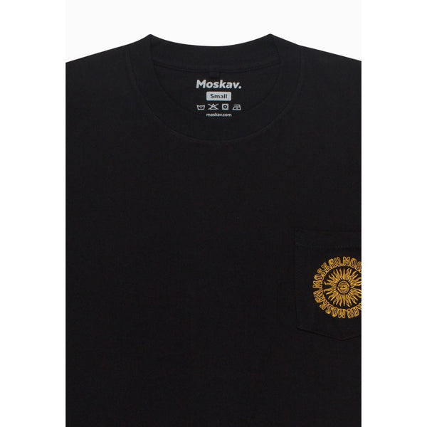 Moskav Sun Black Pocket Tee