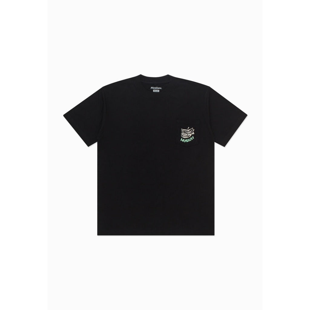 Moskav Anchovy Black Pocket Tee