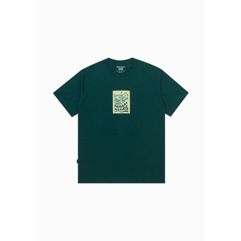Moskav Anchovy Bottle Green Graphic Tee