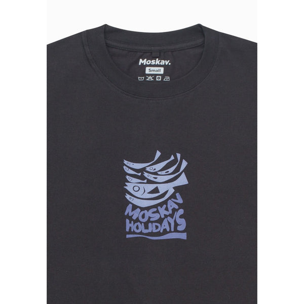 Moskav Anchovy Dark Grey Pocket Tee
