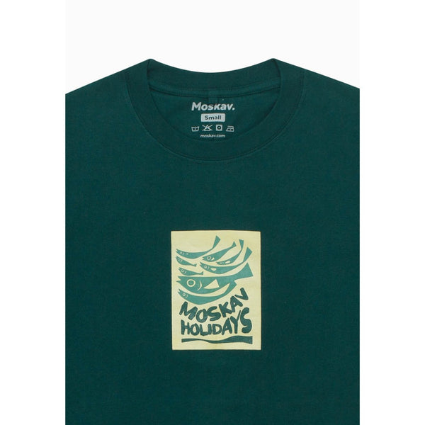 Moskav Anchovy Bottle Green Graphic Tee