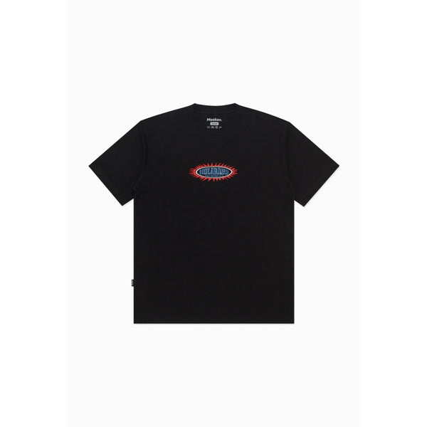 Moskav Fire Badge Black Graphic Tee