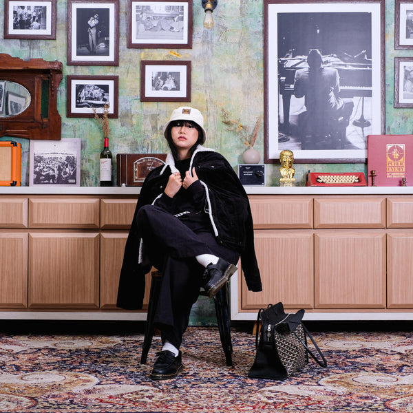 MOSKAV EMPIRE BLACK-WHITE JACKET