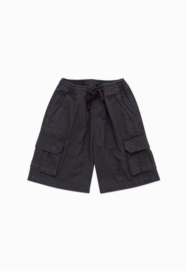 DELTA DARKGREY CARGO SHORT PANTS