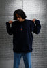 LOTUS NAVY CREWNECK