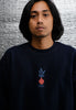 LOTUS NAVY CREWNECK