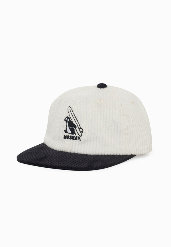 MOSKAV CRADLE BOARD BLACK-WHITE 5 PANELS SNAPBACK