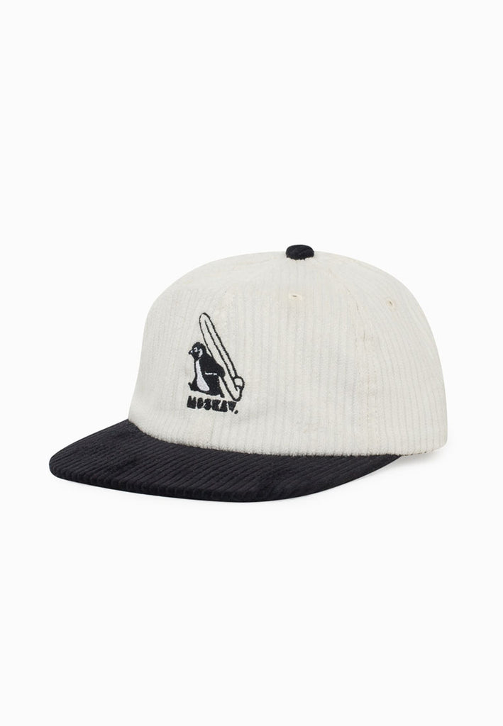 MOSKAV CRADLE BOARD BLACK-WHITE 5 PANELS SNAPBACK