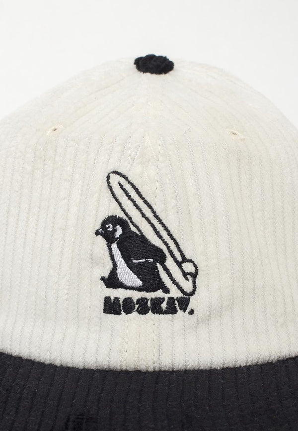 MOSKAV CRADLE BOARD BLACK-WHITE 5 PANELS SNAPBACK