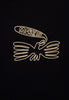 MOSKAV TWEET BIRD BLACK TEE