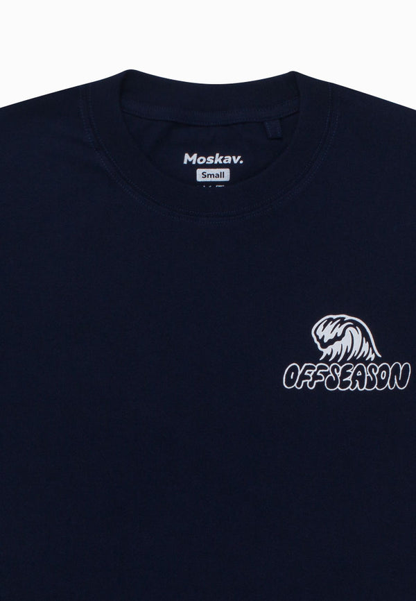 MOSKAV OFF SEASON NAVY TEE