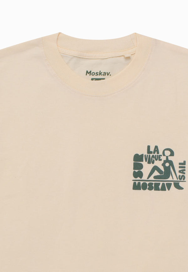 MOSKAV LA VAGUE CREAM TEE