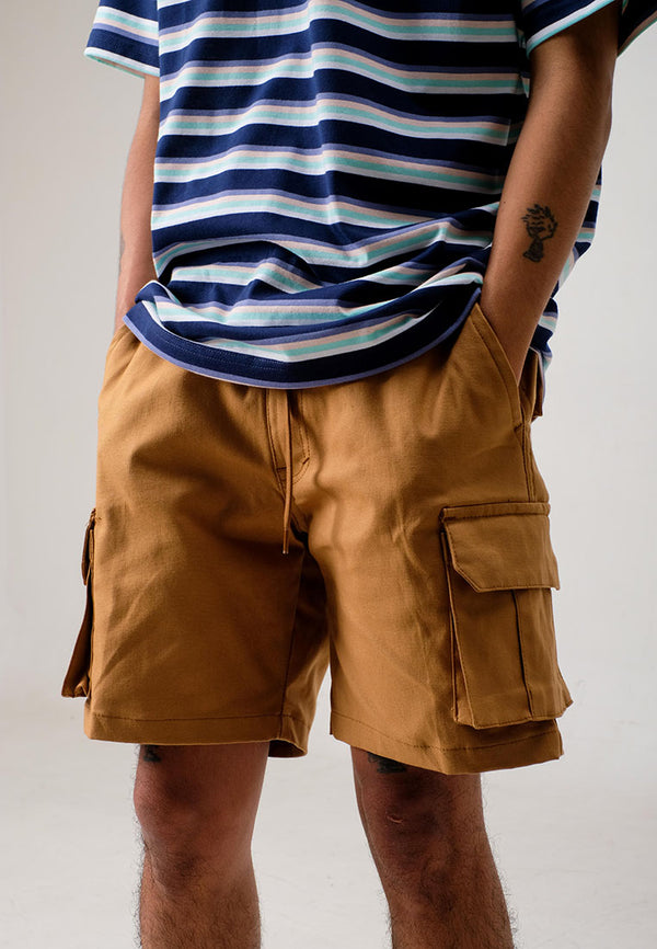 DELTA BROWN CARGO SHORT PANTS