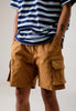 DELTA BROWN CARGO SHORT PANTS