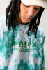 MOSKAV ENVIRONTMENT TIE DYE GREEN TEE