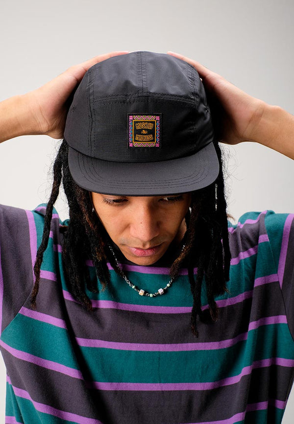 HERMIT BLACK MOSKAV 5 PANELS HAT