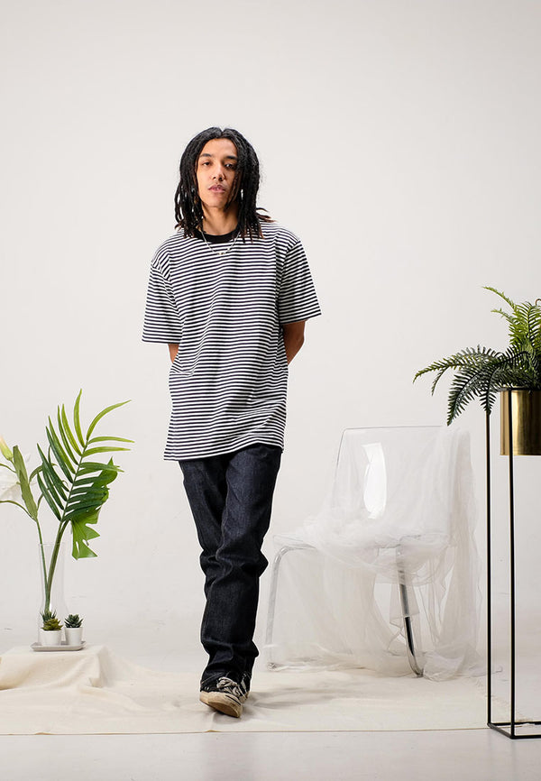 SOYE NAVY-WHITE STRIPES TEE