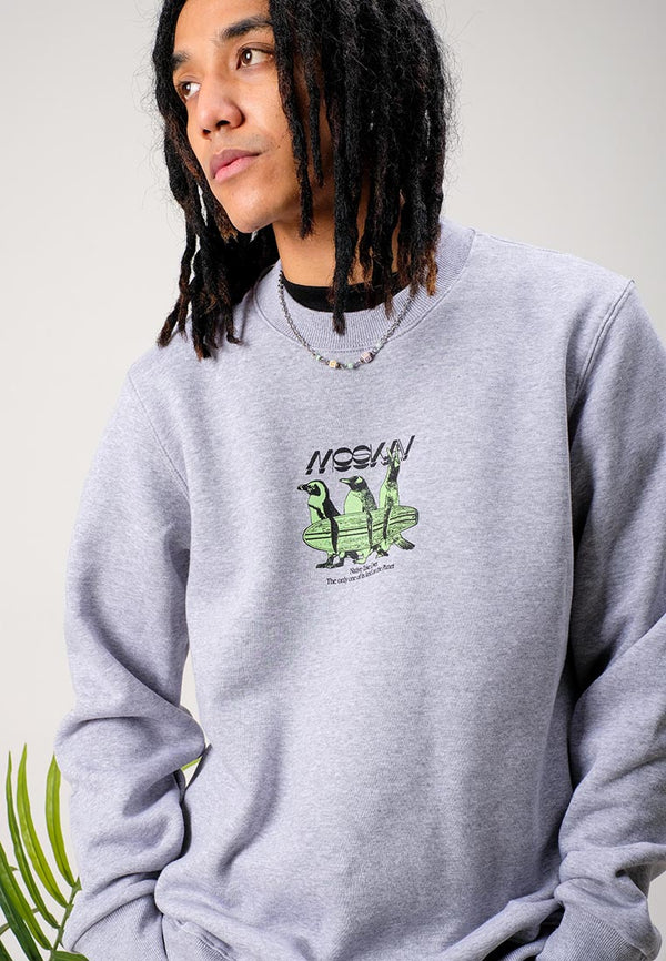 PENGUIN FINGBOARD MISTY CREWNECK