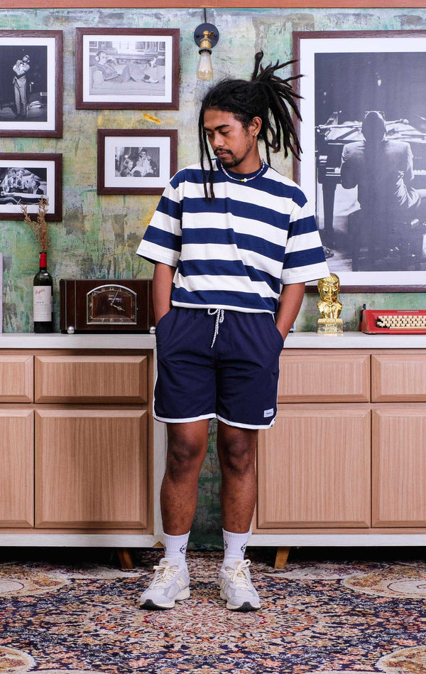 DAVE NAVY STRIPES TEE