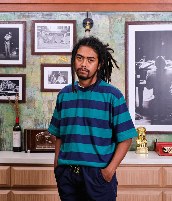 MOND GREEN STRIPES TEE