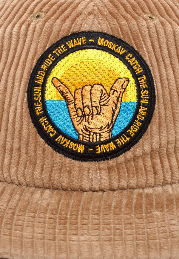 CATCH THE SUN MOSKAV BROWN HAT 5 PANELS CLASSIC SNAPBACK
