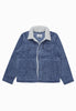EMPIRE CORDUROY BLUE TRUCKER SHERPA JACKET