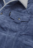 EMPIRE CORDUROY BLUE TRUCKER SHERPA JACKET
