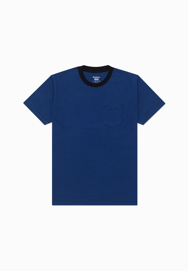 DAVENPORT BLUE STRIPES TEE