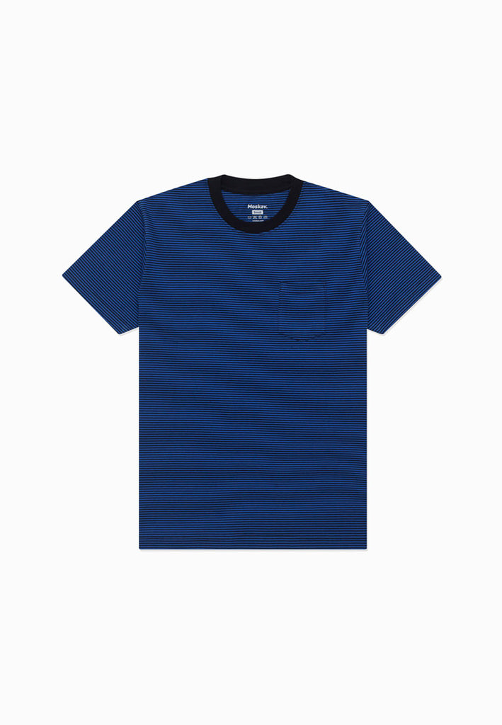 DAVENPORT BLUE STRIPES TEE