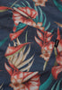 NEIRO NAVY FLORAL PRINT SHIRT