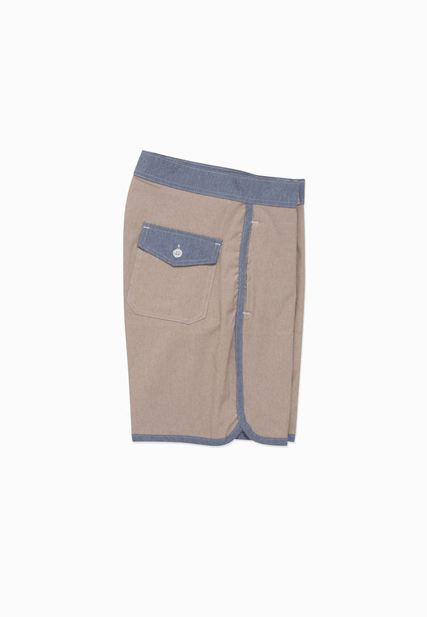 MYLO CREAM BOARDSHORT