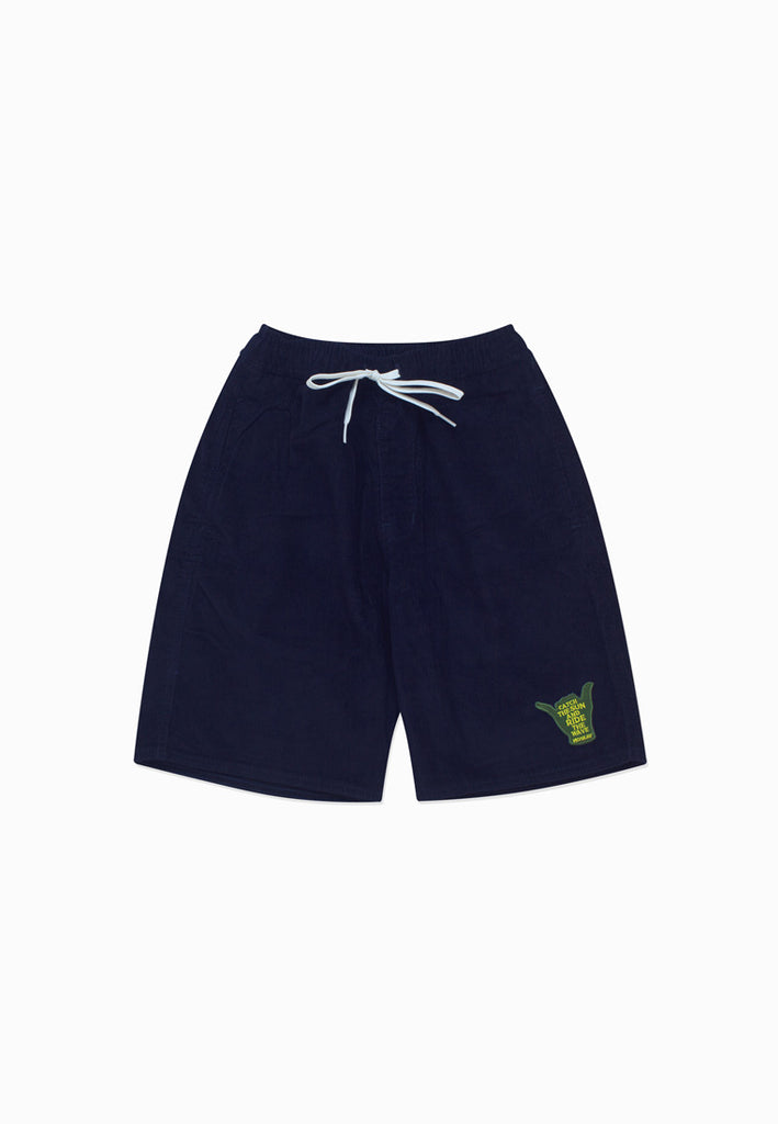 DEEP CORD NAVY SHORT