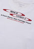 STEREO 8 WHITE LONG SLEVEE TEE