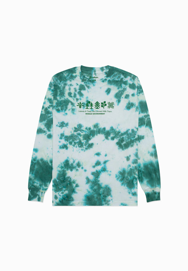 MOSKAV ENVIRONTMENT TIE DYE GREEN TEE