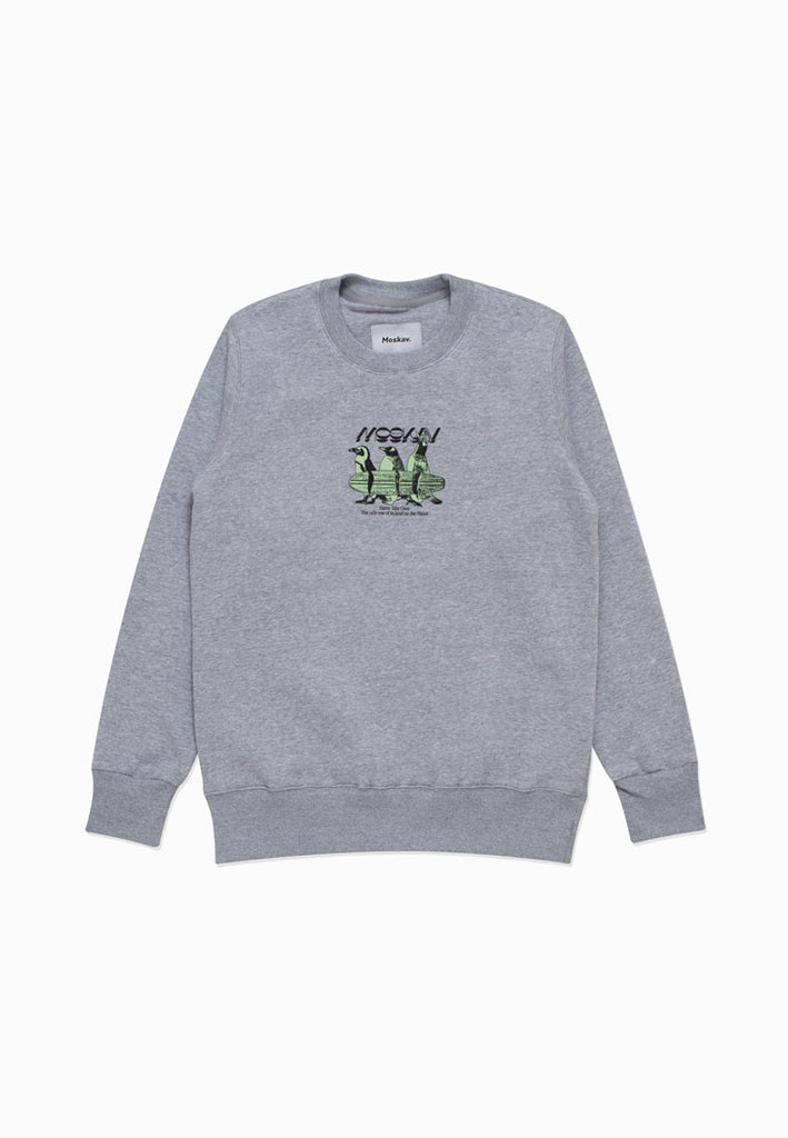PENGUIN FINGBOARD MISTY CREWNECK