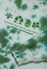 LEAVES & TREES TIE DYE GREEN CREWNECK