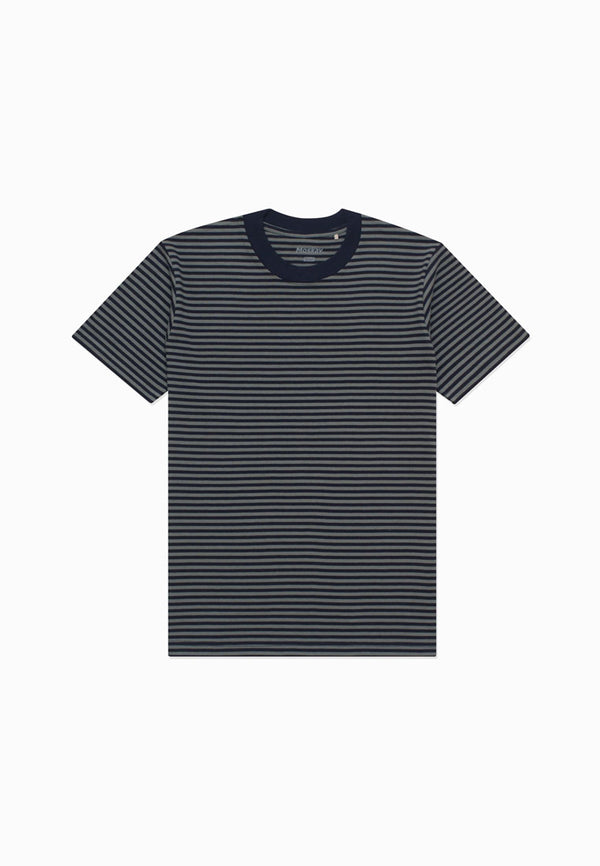 ALLEN GREEN - NAVY STRIPES TEE