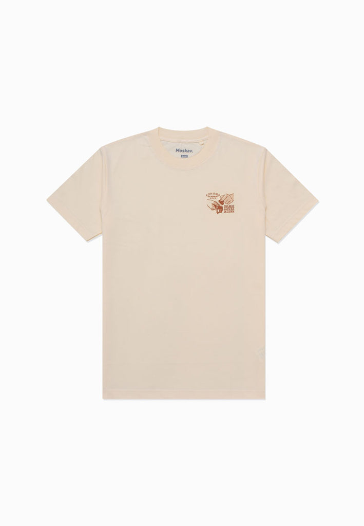 COFFEE TOWN CREAM MOSKAV TEE