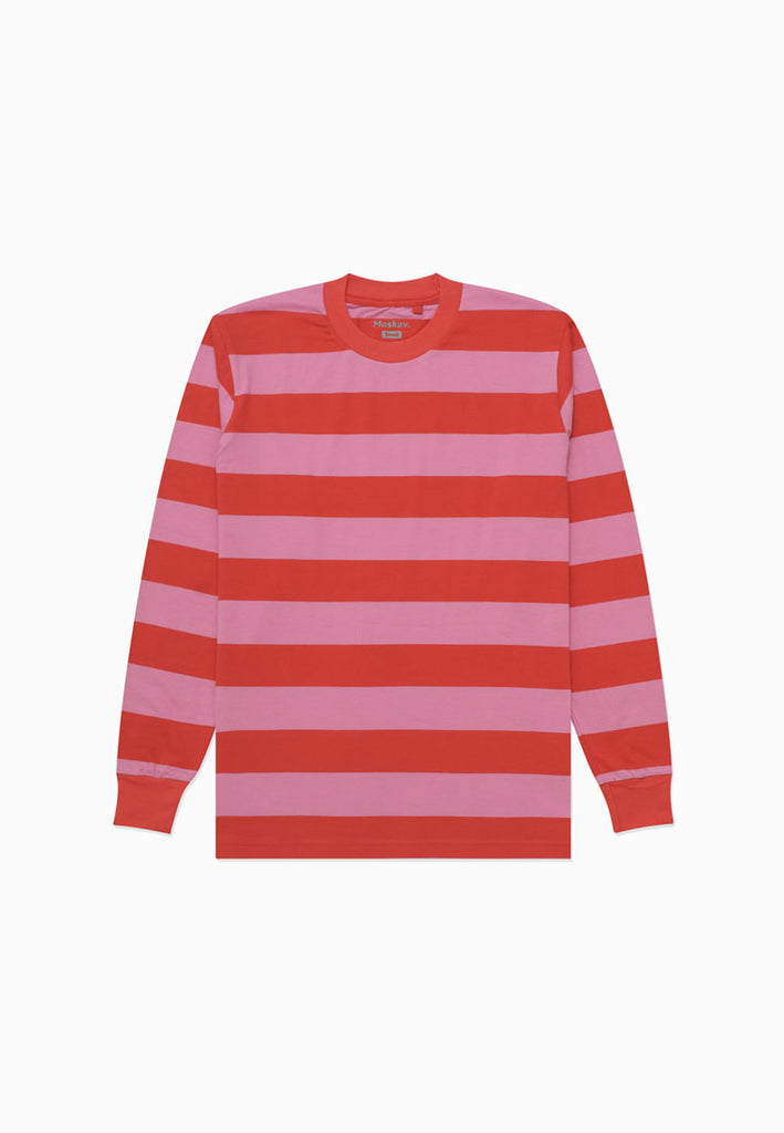 LUCY PINK STRIPE LONG SLEEVE TEE