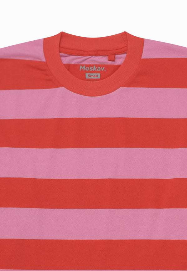 LUCY PINK STRIPE LONG SLEEVE TEE
