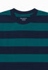 RUSSO GREEN STRIPE LONG SLEEVE TEE